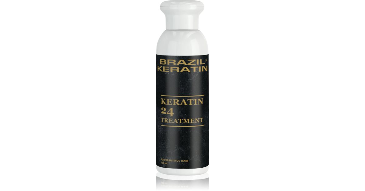 Brazil Keratin Keratin 24 specialbehandling til at udglatte og regenerere beskadiget hår 150 ml