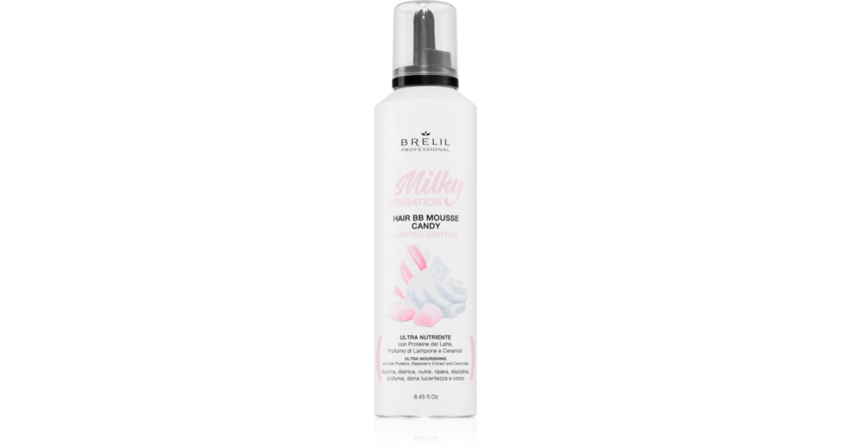 Brelil Professional BB ミルキーキャンディ ヘアフォーム コンディショナー効果あり 250ml