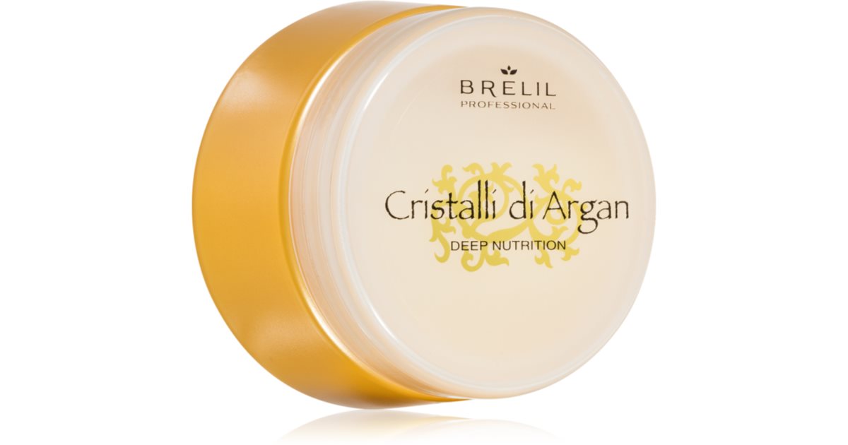 Brelil Professional Μάσκα κρυστάλλων Argan βαθιάς ενυδάτωσης για όλους τους τύπους μαλλιών 250 ml