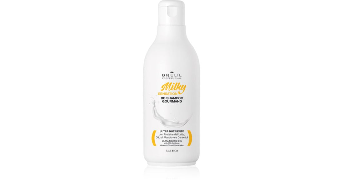 Brelil Professional Milky Sensation BB Șampon regenerant pentru păr slab și deteriorat 250 ml