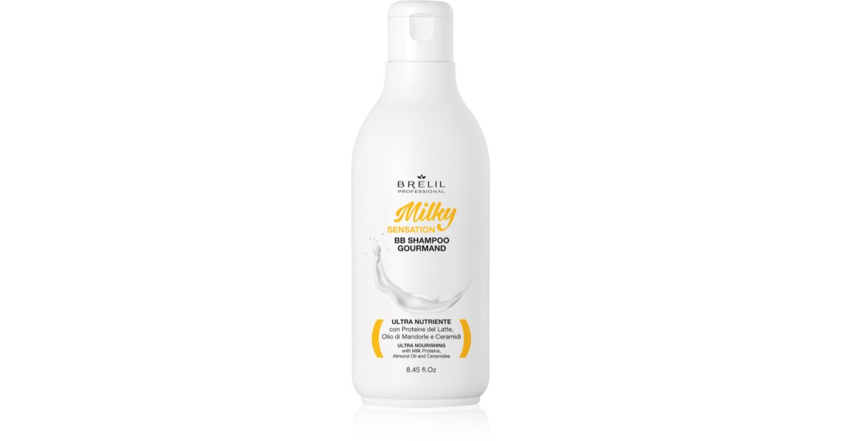 Brelil Professional Milky Sensation BB Regenerierendes Shampoo für schwaches und strapaziertes Haar 250 ml