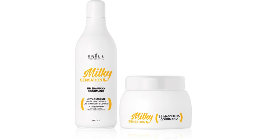 Brelil Professional Milky Sensation Set confezione regalo per capelli rovinati