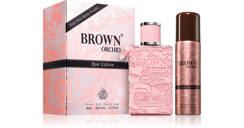 Fragrance World Brown Orchid confezione regalo da donna