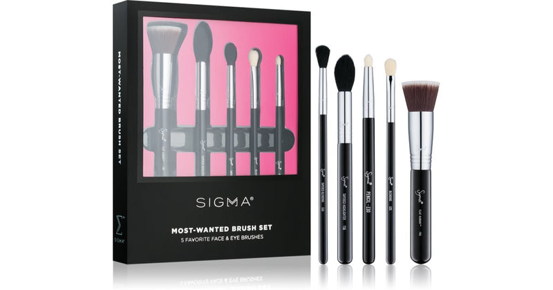 Sigma Beauty Brush Set Most-wanted 5-piece face brush set