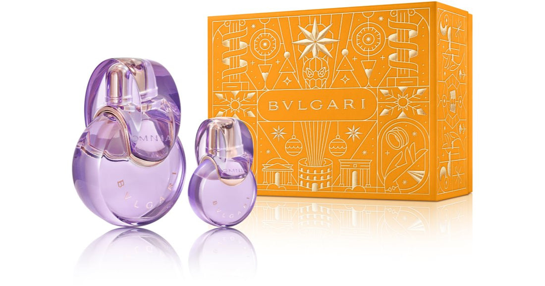 BVLGARI Женская подарочная коробка Omnia Amethyste BVLGARI Туалетная вода Omnia Amethyste 100 мл + BVLGARI Туалетная вода Omnia Amethyste 15 мл