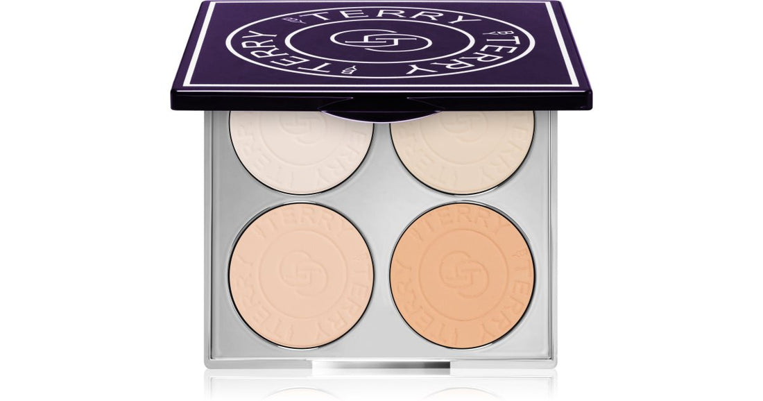 By Terry Hyaluronic Hydra-Powder Palette visage à la couleur acide hyaluronique Medium à Warm 10 g