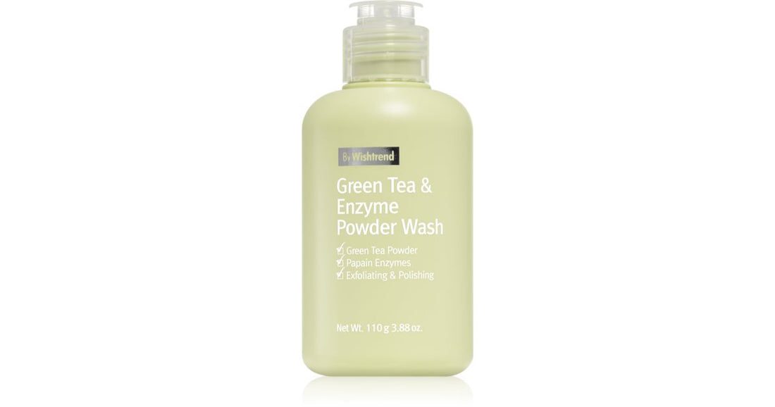 By Wishtrend Delikatny proszek do mycia twarzy Green Tea &amp; Enzyme 110 g