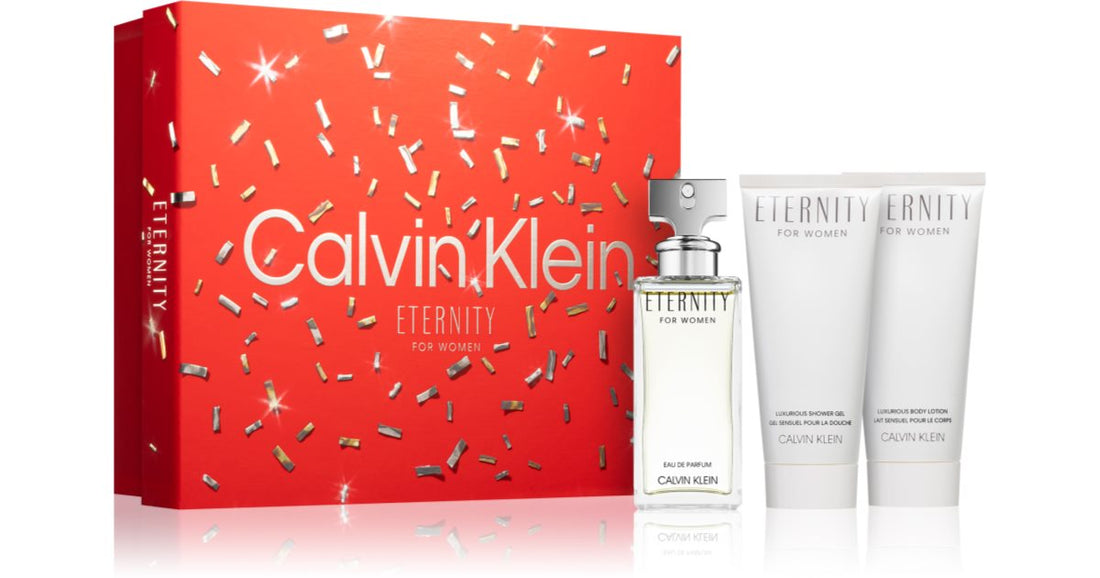 Calvin Klein Eternity gaveeske for kvinner Eau de Parfum 50 ml + kroppsmelk 100 ml + dusjsåpe 100 ml