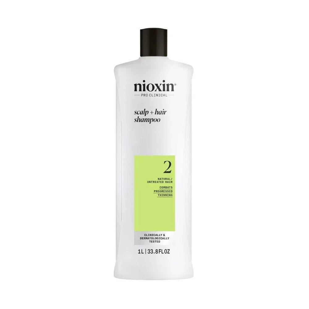 NIOXIN System 2 - Shampoo - Luonnolliset hiukset edistyneellä heikennyksellä 1000 ml