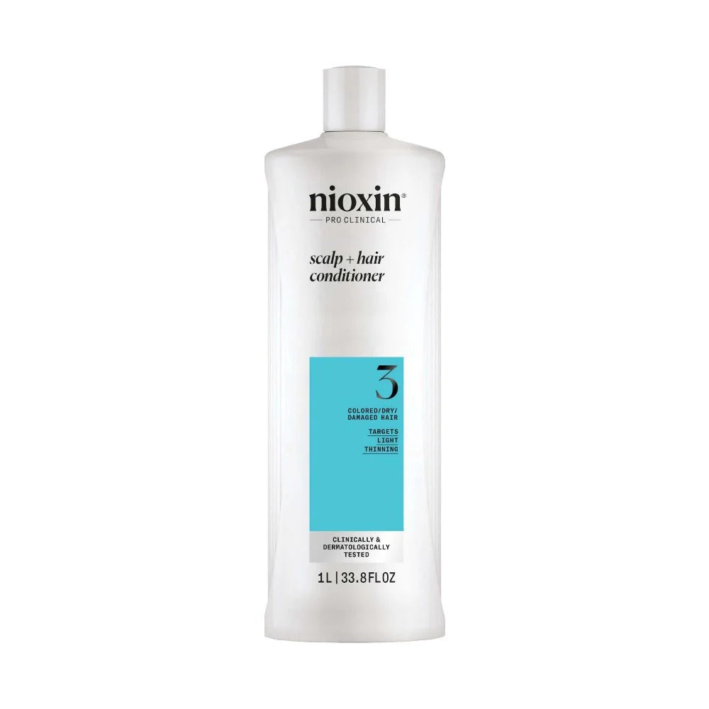 Nioxin מערכת 3 - מרכך - שיער צבוע ופגום עם החלשה קלה 1000 מ&quot;ל