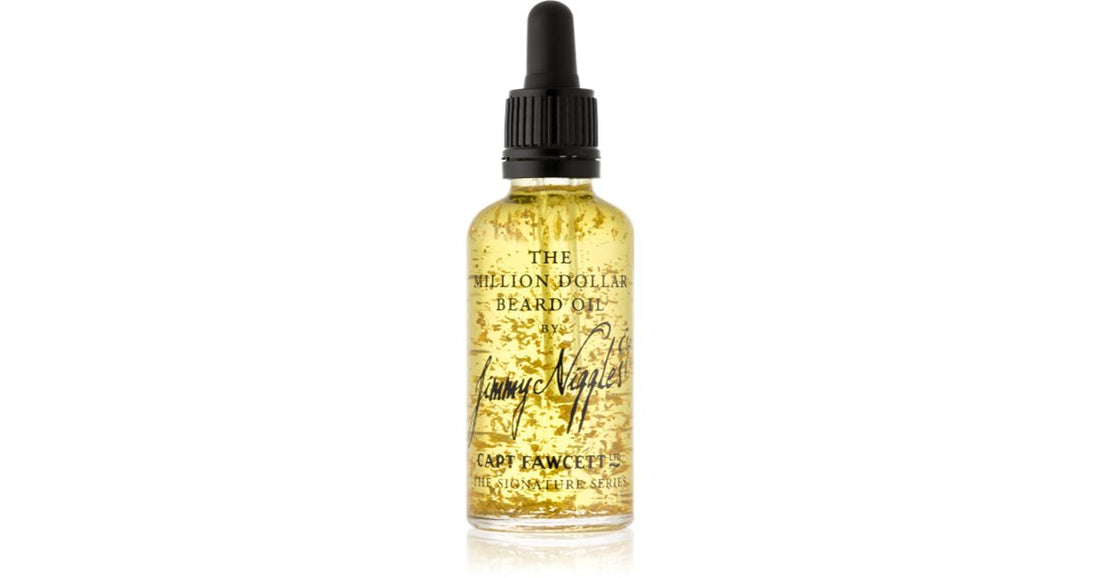 Captain Fawcett Jimmy Niggles Esq. olio da barba con oro 50 ml