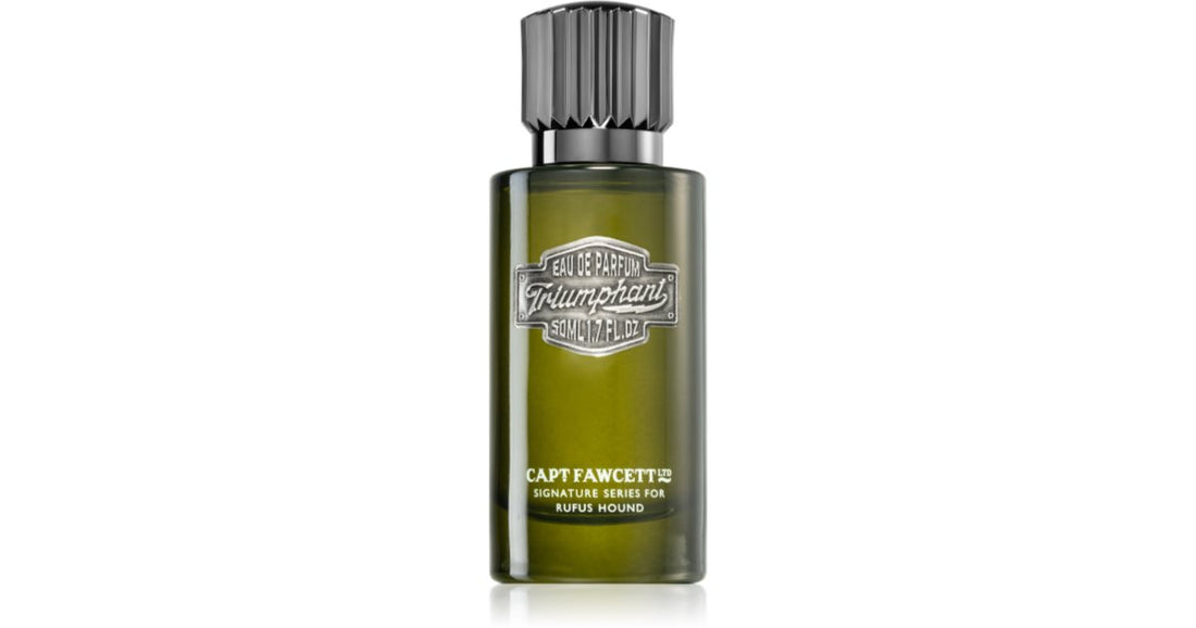 Captain Fawcett Eau de Parfum Triomphante originale de Rufus Hound pour homme 50 ml