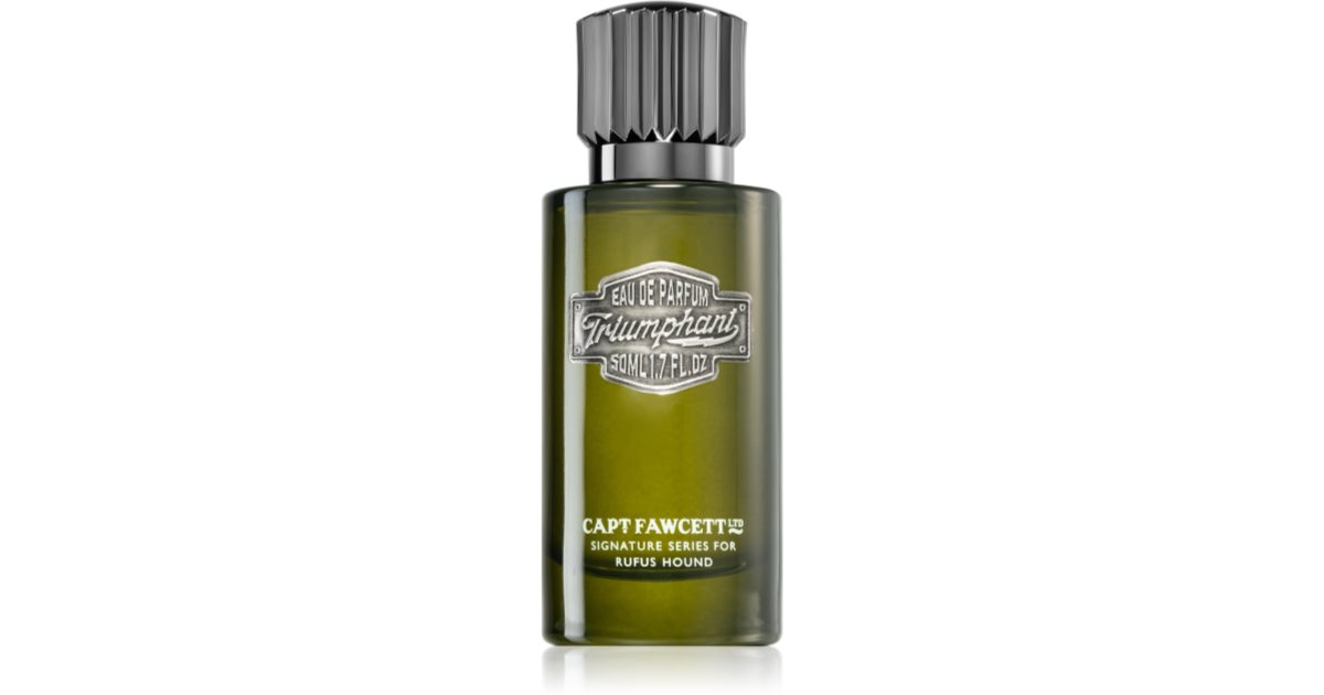 Captain Fawcett Eau de Parfum Triomphante originale de Rufus Hound pour homme 50 ml