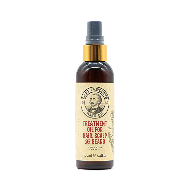 Captain Fawcett Nourishing oil for hair, scalp and beard (Oil for hair, scalp and beard) 100 ml 