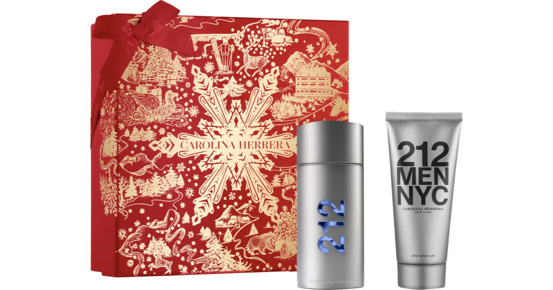 CAROLINA HERRERA 212 gavepakke til mænd Eau de Toilette 100 ml + post-shave gel 100 ml