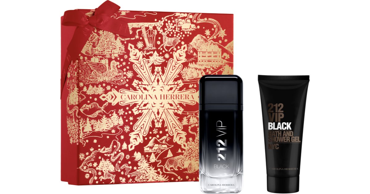 Carolina Herrera Caja regalo 212 VIP Black para hombre