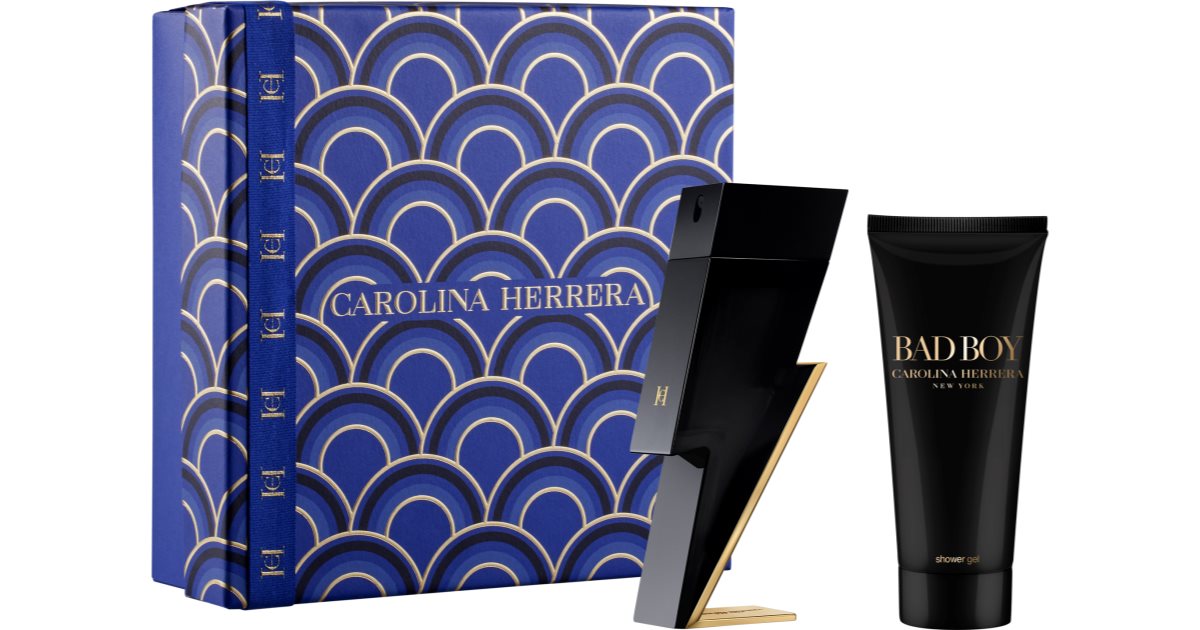 Carolina Herrera Bad Boy toaletní voda pro muže ve spreji 100ml + sprchový gel 100ml