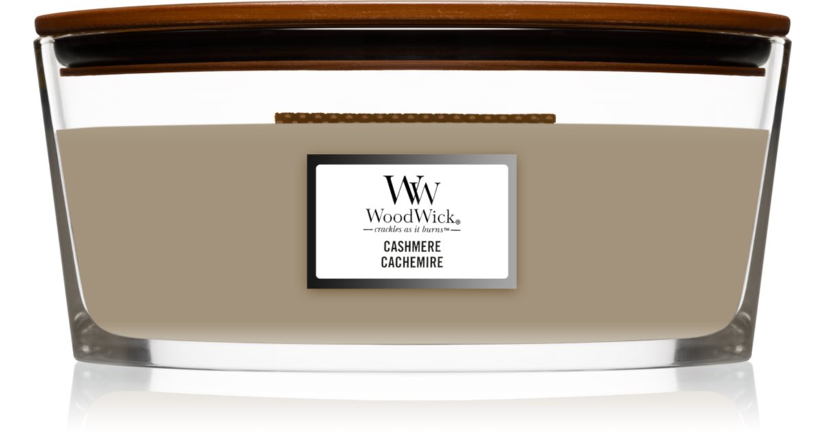 Woodwick Candela Profumata Cashmere Ship — Candela