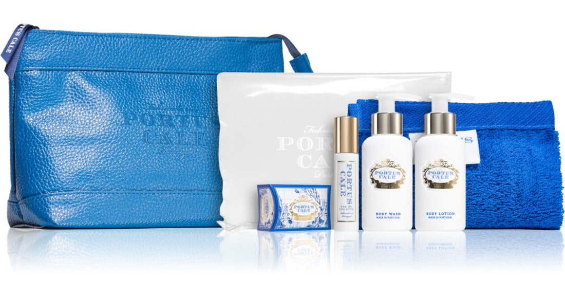 Castelbel Portus Cale Gold &amp; Blue hand gel 100ml + body cream 100ml + soap 40gr + Eau De Toilette Women 10ml