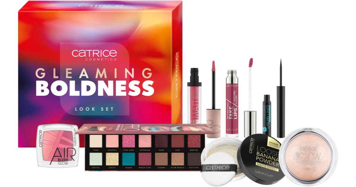 Uppsättning Catrice Glänsande Boldness Makeup Look 7 st