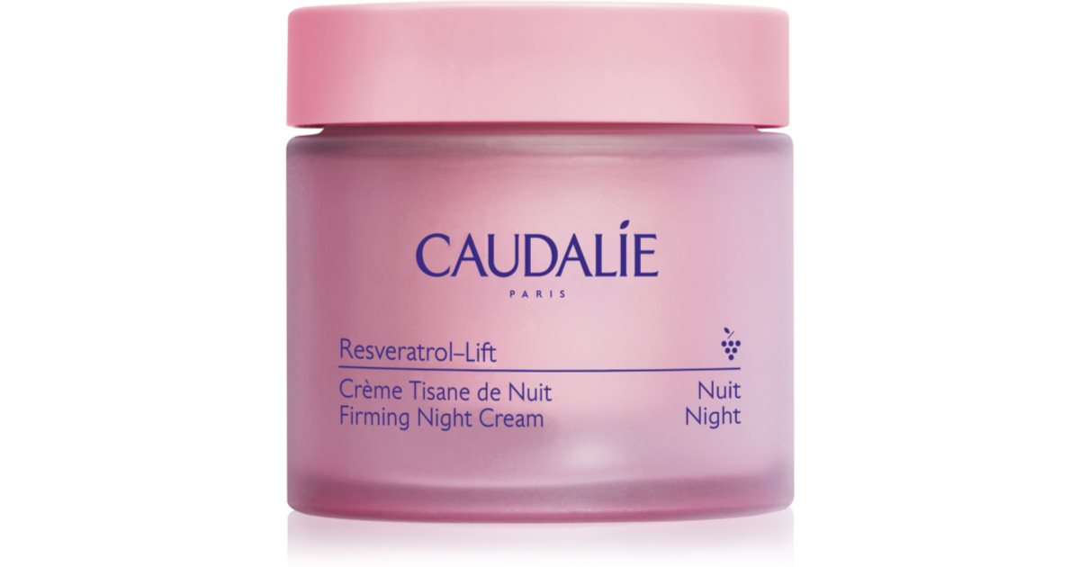 Caudalie 肌再生のためのアンチエイジング効果のあるレスベラトロール リフト ナイト クリーム 詰め替え用 50ml