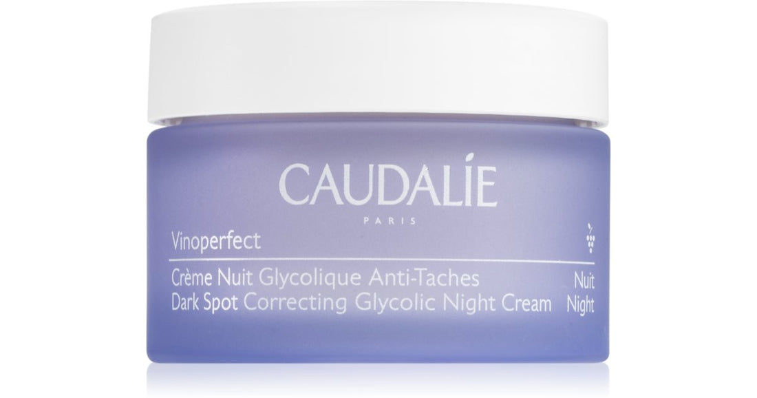 Caudalie Vinoperfect nachtcrème tegen huidoneffenheden 50 ml