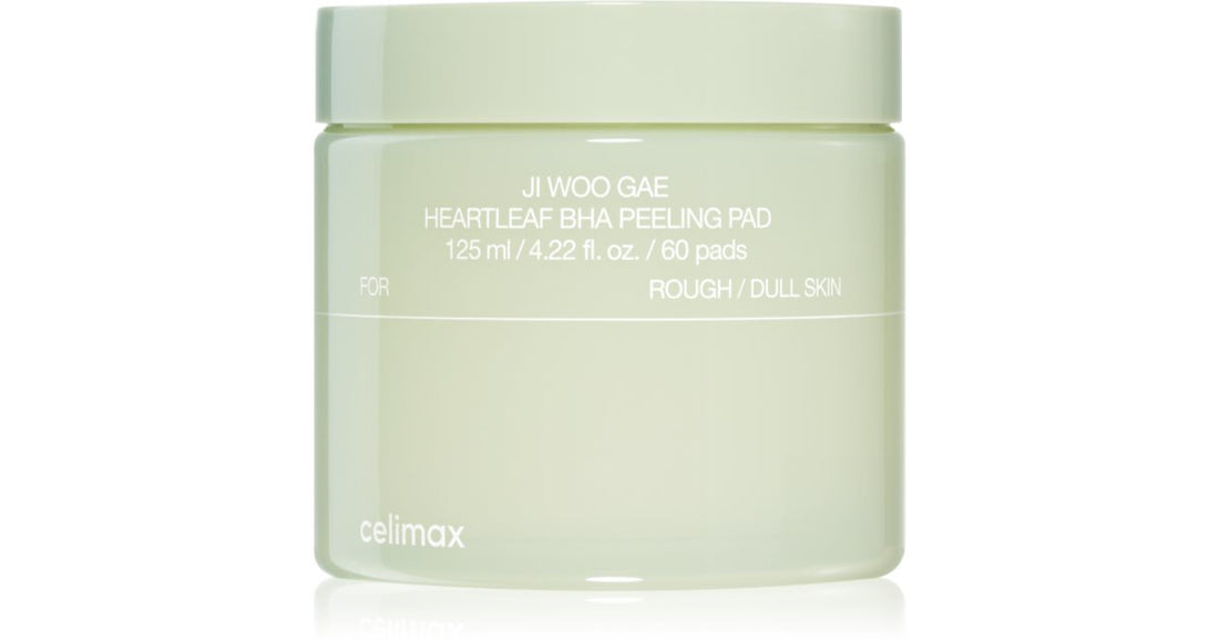 celimax Ji Woo Gae Heartleaf BHA Peeling Pad dischetti esfolianti con effetto lenitivo 60 pz