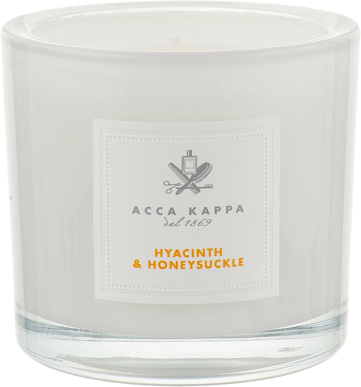 Candela profumata "Giacinto e caprifoglio" Acca Kappa Hyacinth &amp; Honeysuckle Scented Candle 180 g