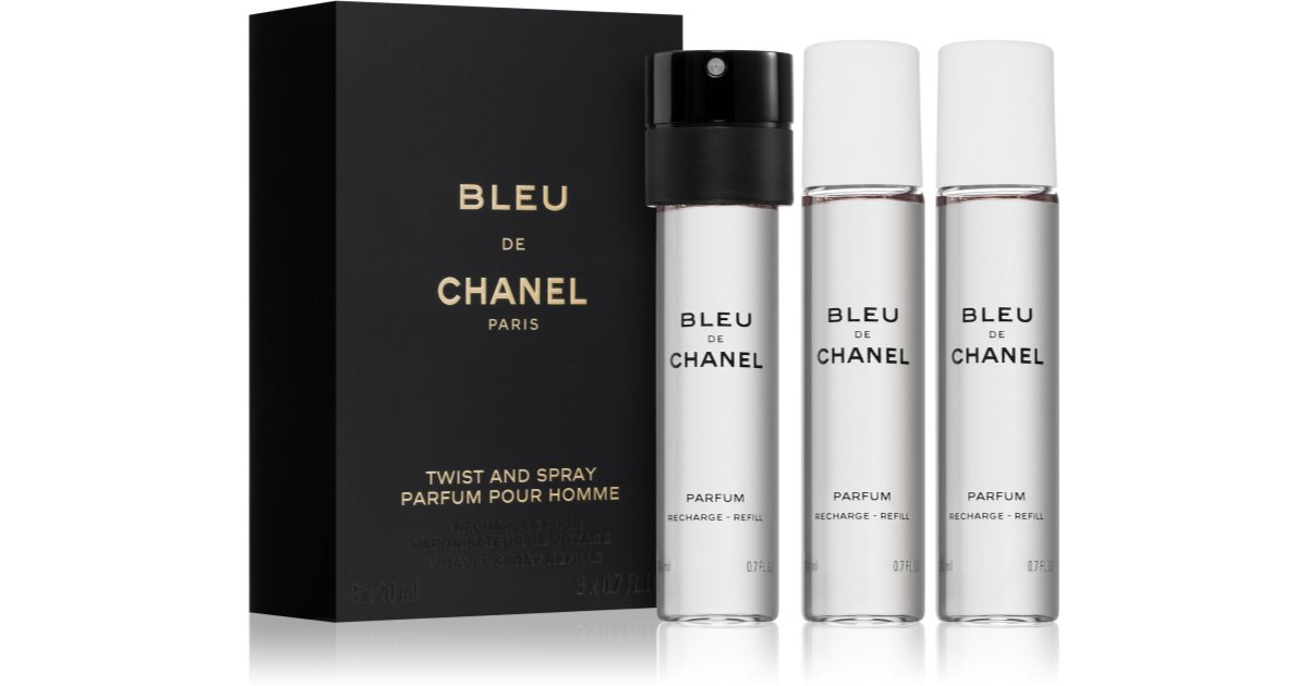 Chanel Blauw de Chanel Eau de Parfum voor mannen 3x20 ml