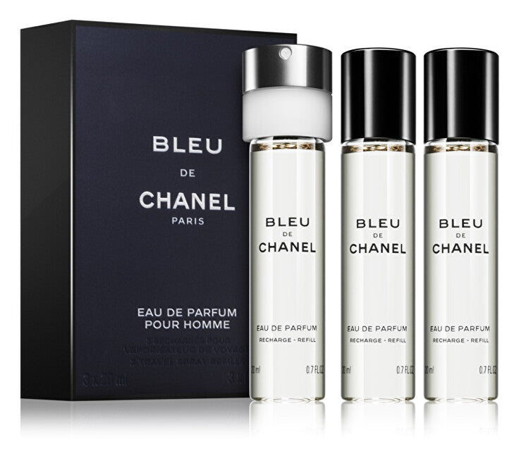 Chanel بلو دي Chanel - 3 × 20 مل خرطوشة ماء عطر