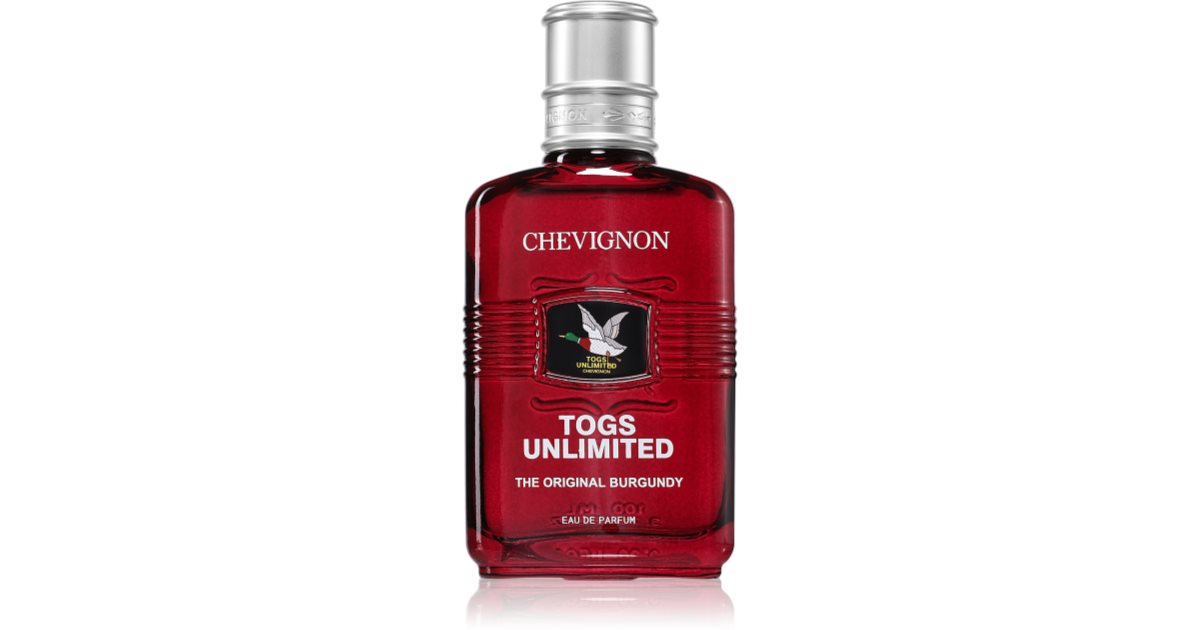 Chevignon Togs Unlimited The Original Burgundy Eau de Parfum för män 100 ml