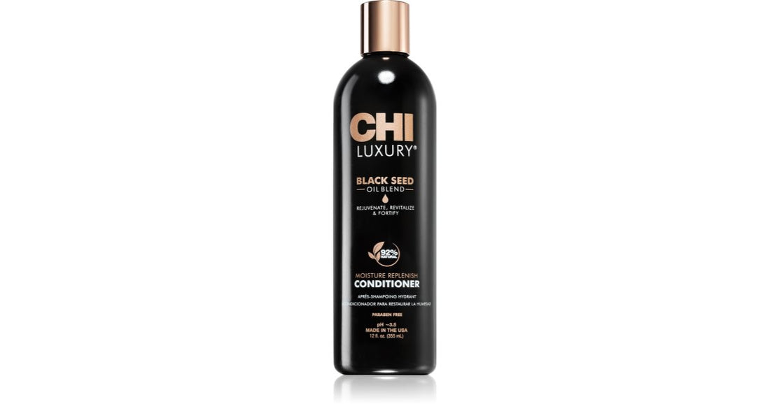 CHI Luxury Olio di semi neri balsamo idratante per capelli pettinabili 739 ml