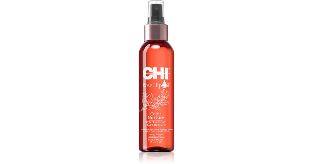 CHI Rose Hip lozione tonica per capelli tinti e danneggiati 118 ml