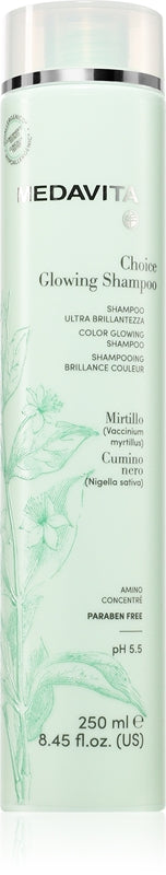 Medavita Choice Glowing Shampoo trattante per capelli brillanti e morbidi 250 ml