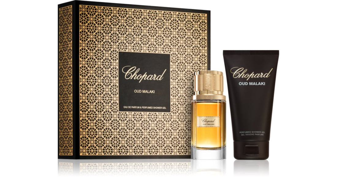 Chopard Oud Malaki presentask för män Eau de Parfum 80 ml + delikat duschgel 150 ml