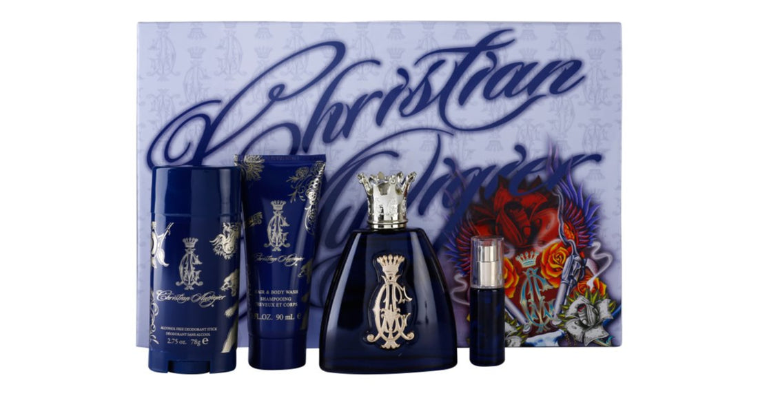 Christian Audigier voor hem 100 ml + 7,5 ml + deostick 78 ml + gel 90 ml