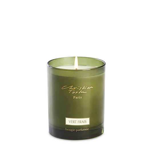 Bougie Christian Tortu Vert Frais 190g