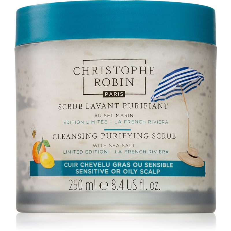 Christophe Robin Purifying Sea Salt Scrub Treatment To Purify 250 ml