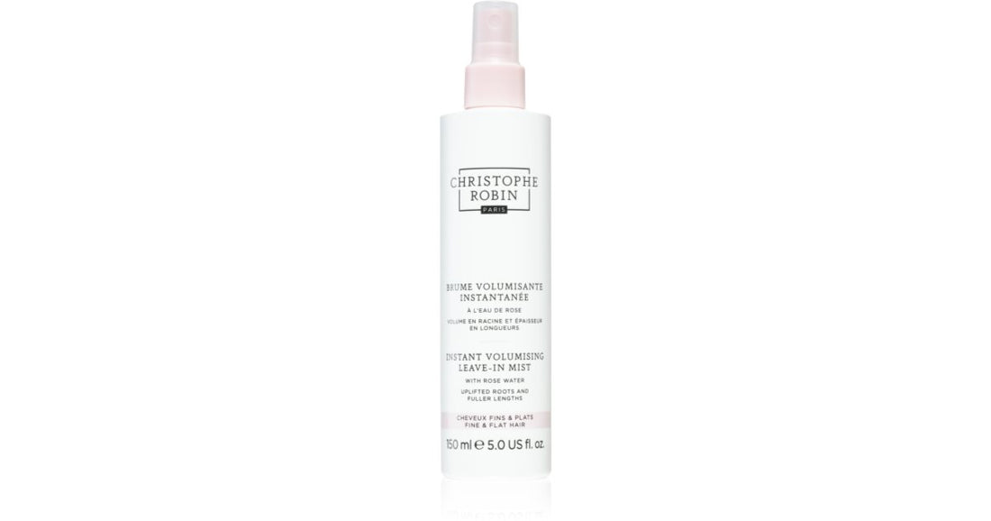 Christophe Robin Instant spray volumizzante capelli delicati con acqua di rose 150 ml