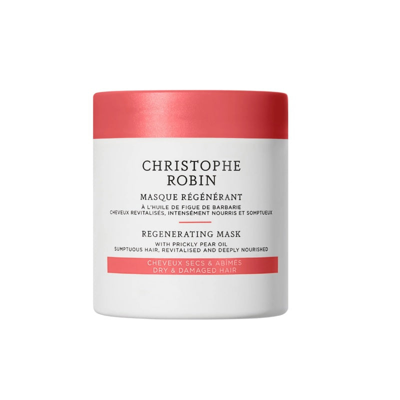 Christophe Robin Maschera Regenererende creme til hårbehandling med stikkende pæreolie for at revitalisere 100 ml