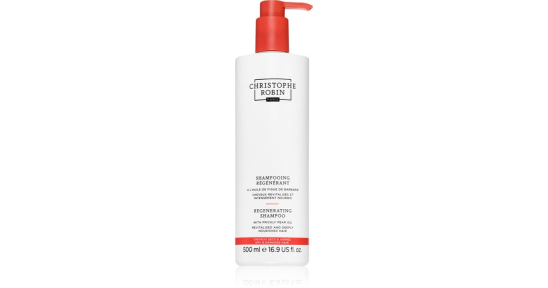 Christophe Robin Regenererende Shampoo med Prickly Pear Oil 500 ml