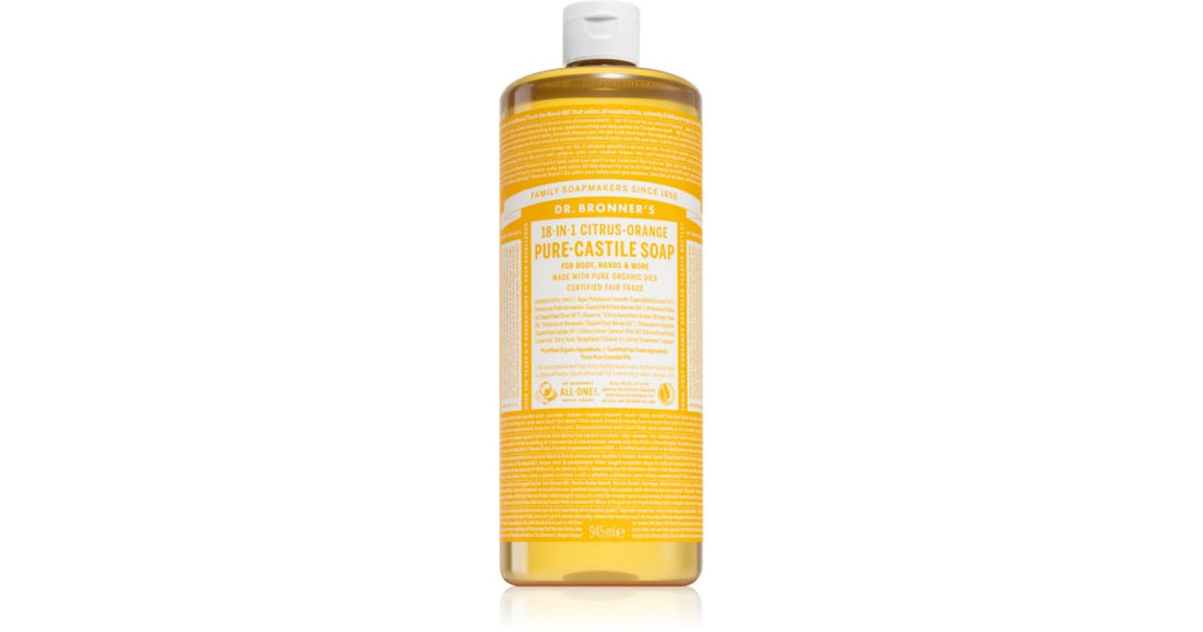Dr. Bronner’s Citrus &amp; Orange sapone liquido universale 945 ml