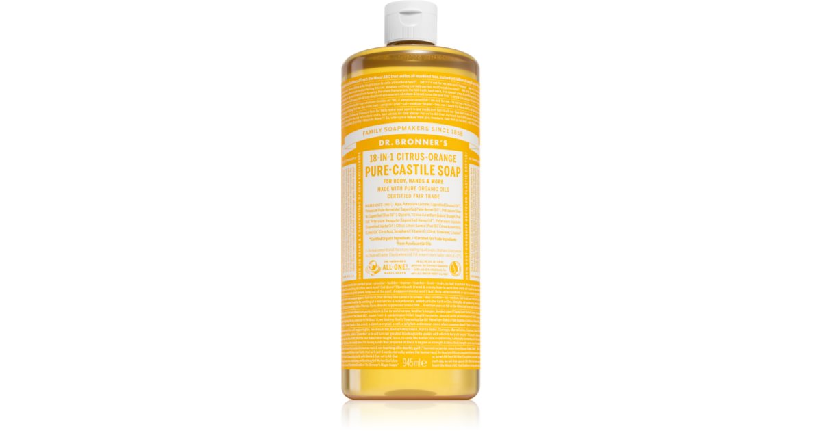 Dr. Bronner’s Citrus &amp; Orange sapone liquido universale 945 ml