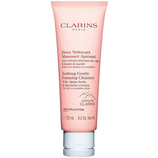Clarins Delicate and soothing cleansing foam for very dry and sensitive skin (Soothing Gentle Foaming Cleanser) 125 ml 