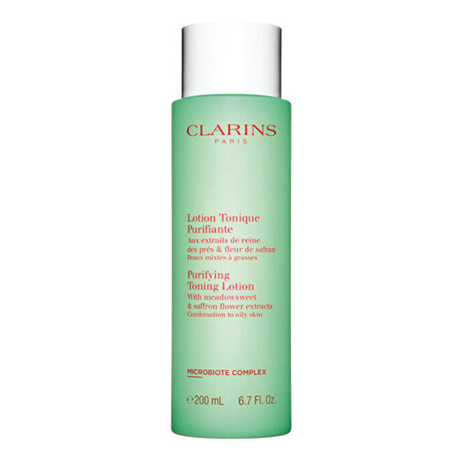 Oppfriskende vann Clarins for blandet til fet hud (Rensende tonende lotion) 200 ml 