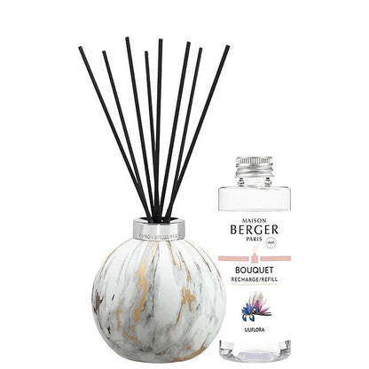 Maison Berger Paris Cadeauset Diffuser Marbrure White Liliflora 180 ml Diffuser