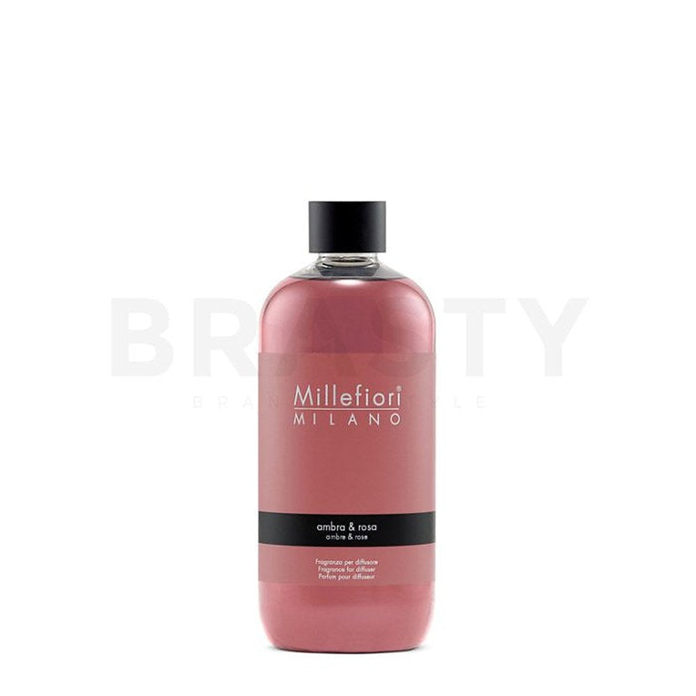 Millefiori Milano Ambra &amp; Rosa Ricarica 500 ml — Ricarica diffusore