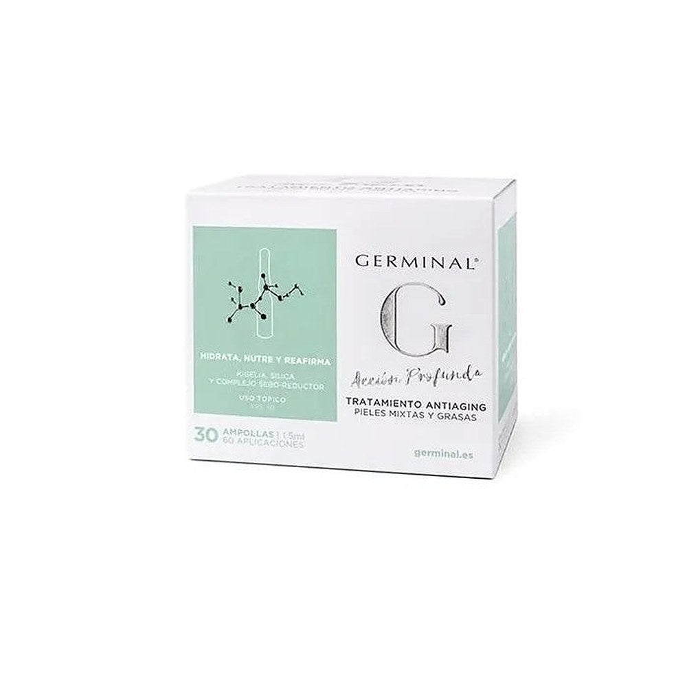 Germinal Azione profonda Anti-età pelli miste e grasse 30 fiale — 페이스 세럼