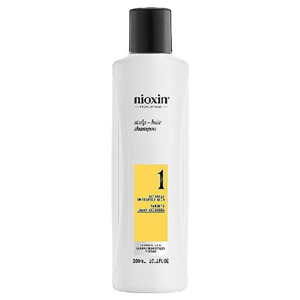Nioxin Shampoo Cleanser System 1 capelli fini naturali leggermente diradati 1000 ml — Shampoo