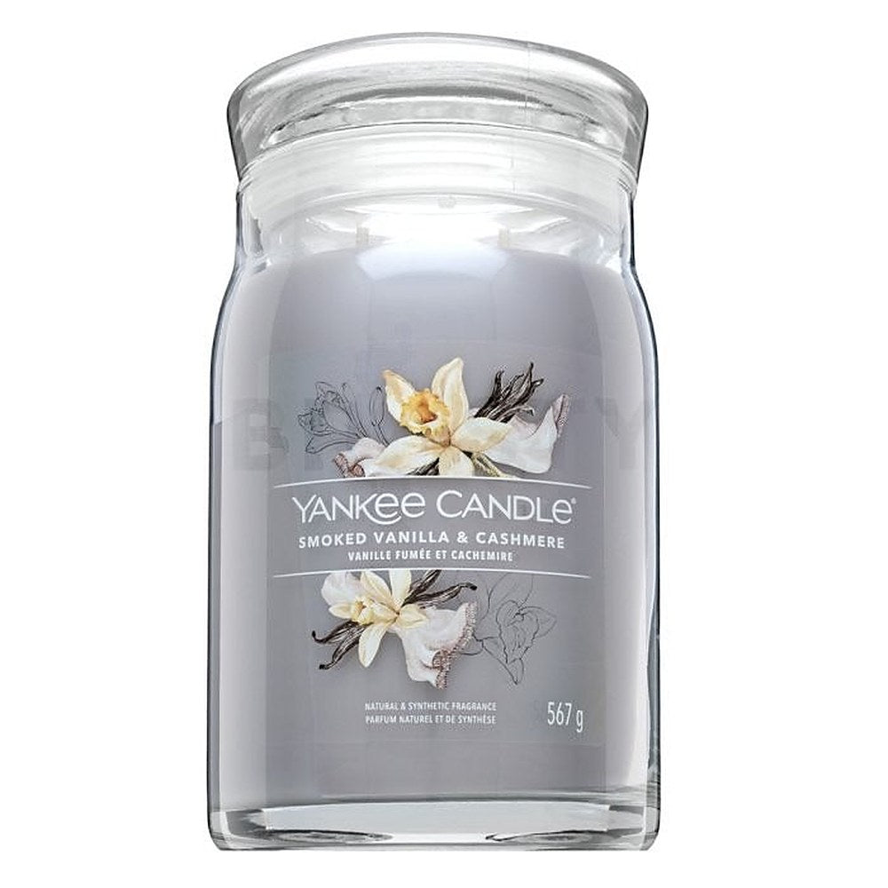 Yankee Candle Smoked Vanilla &amp; Cashmere 567 g — Lumânare
